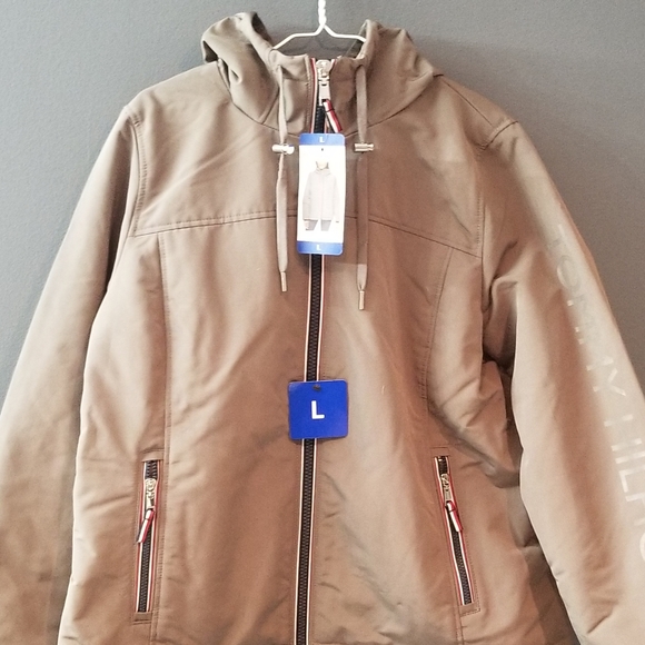 Women's Tommy Hilfiger Grey L Coat - Picture 1 of 11